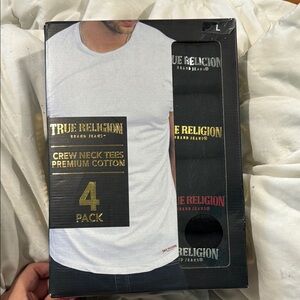 True Religion Crew Neck Tee’s 4pk